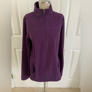 Tek gear- zip neck ribbed fleece!